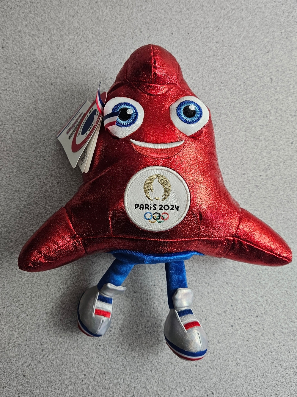Paris 2024 Red Star Plush Kids Swim Toy